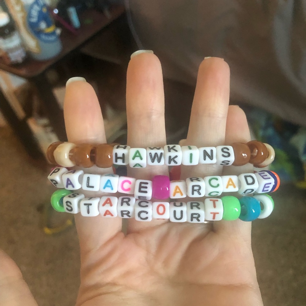 Stranger Things theme bracelets :D
